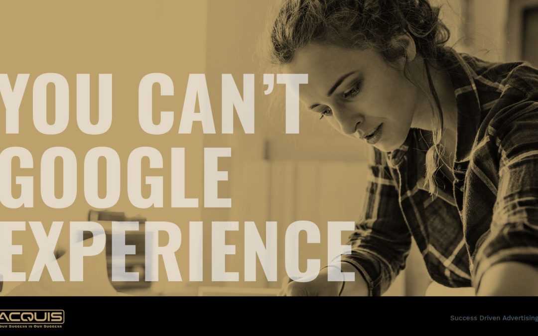 You Can’t Google Experience